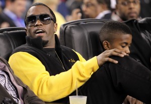 Sean "P. Diddy" Combs, espectador del ASG. (Photo by Ronald Martinez/Getty Images)